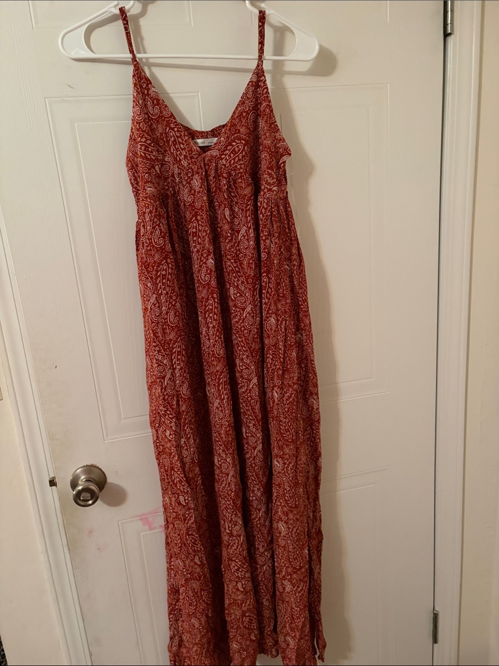 BE COOL Red Paisley Maxi Dress